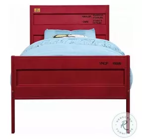 Cargo Red Full Panel Bed