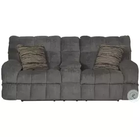 Ashland Granite Lay Flat Reclining Console 86" Loveseat