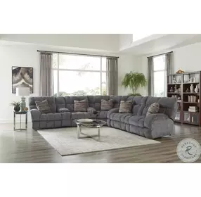 Ashland Granite Lay Flat Reclining Sectional