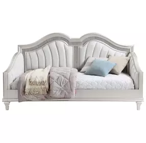 Evangeline Silver And Ivory Twin Daybed