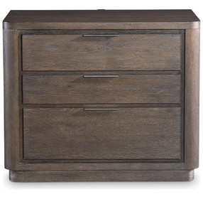 Outline Cassel 3 Drawer Nightstand with USB Charging