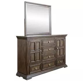 Grand Canyon Brownstone 6 Drawer Dresser with Mirror
