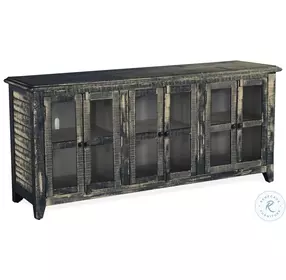 Maple Haze Black Sand 6 Door 70" TV Console