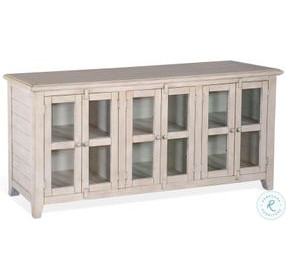 Hearthwood Haven White 70" TV Console