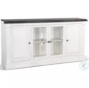 Sagewyn White 81" Media Console