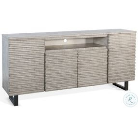 Elmcrest Gray 72" Media Console and Server