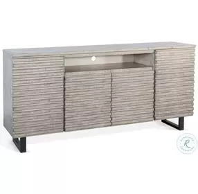 Elmcrest Gray 72" Media Console and Server