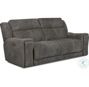 The Boss Rockport Granite Triple Power Reclining Sofa