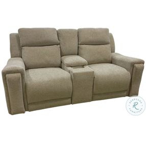 The Boss Telluride Stone Triple Power Reclining Console Loveseat