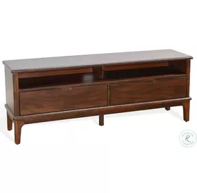 Rustic Refined Dark Brown 64" TV Console