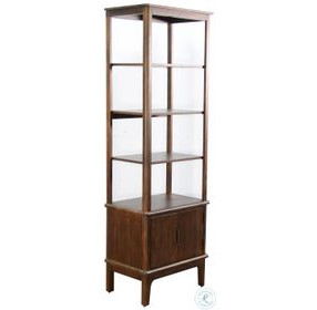 Monroe Grace Dark Brown 4 Shelf Pier