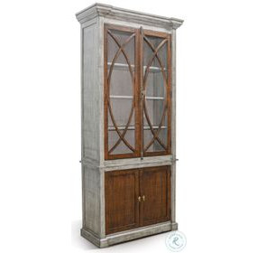 Hillside Hearth Gray 6 Shelf Pier