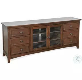 Willow Nest Dark Brown 62" Media Console