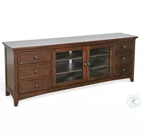 Cozy Luxe Dark Brown 72" Media Console