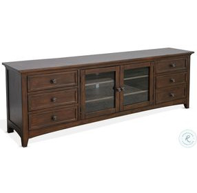 Ember Grace Dark Brown 82" Media Console