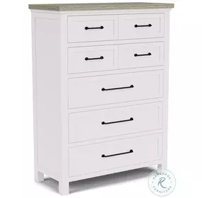 Cora Cloud And Fog 5 Drawer Chest