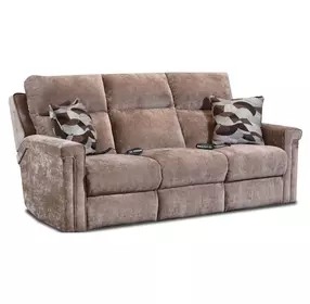 Madison Mink 88" Zero Gravity Triple Power Reclining Sofa with Heat Massage
