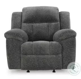 Frohn Graphite Rocker Recliner