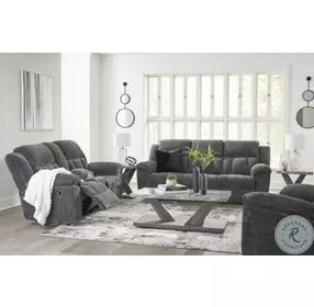 Frohn Graphite Reclining Living Room Set