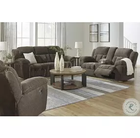 Frohn Chocolate Reclining Living Room Set