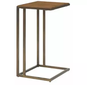 Soho Khaki Travertine Accent Table