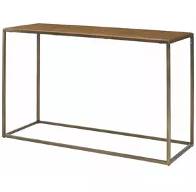 Soho Khaki Travertine Sofa Table