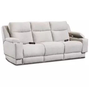 Belmont Linen 91" Zero Gravity Triple Power Reclining Sofa with Drop Down Table and USB Charging