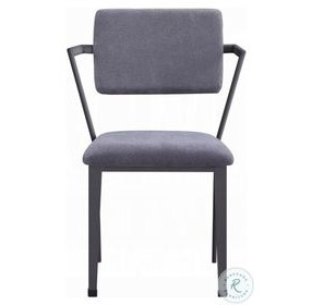Cargo Gray Fabric and Gunmetal Office Chair