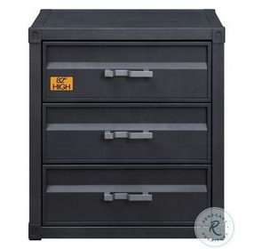 Cargo Gunmetal 3 Drawer Chest