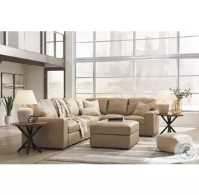 Bandon Toffee Leather 3 Piece LAF Sectional