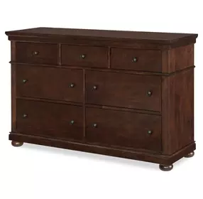 Canterbury 2.0 Warm Cherry 7 Drawer Dresser