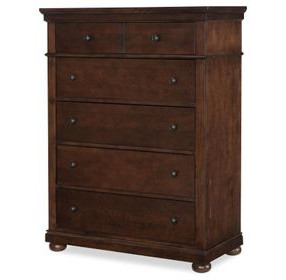 Canterbury 2.0 Warm Cherry 5 Drawer Chest