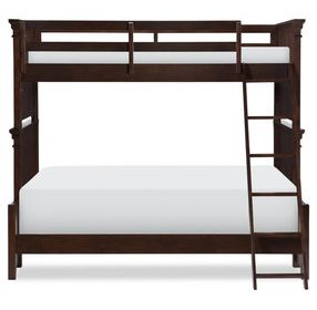 Canterbury 2.0 Warm Cherry Twin Over Full Bunk Bed