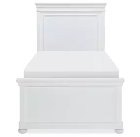 Canterbury 2.0 Natural White Twin Panel Bed