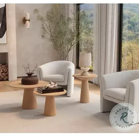 Cove Natural 29" Occasional Table Set