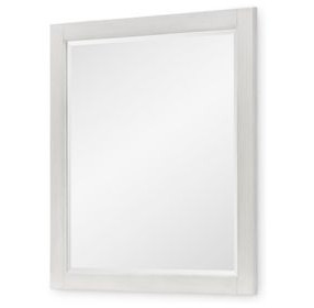 Ashton Bleached Linen Rectangular Dresser Mirror