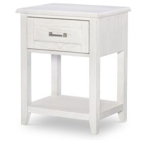 Ashton Bleached Linen 1 Drawer Nightstand