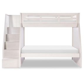 Ashton Bleached Linen Twin Over Full Bunk Bed