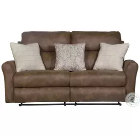 Justine Burlap Lay Flat Reclining 75" Loveseat