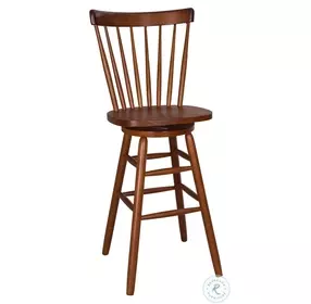 Creations II Tobacco 30" Copenhagen Swivel Bar Stool
