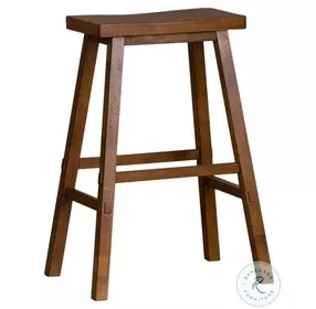 Creations II Tobacco 30" Sawhorse Bar Stool