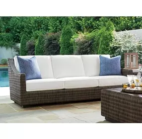 Cypress Point Ocean Terrace Beige Outdoor Conversation Set