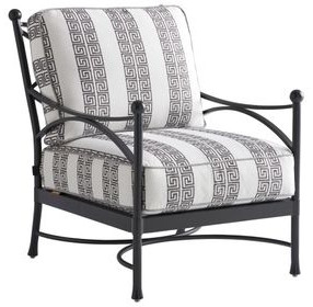 Pavlova Gray Upholstered Outdoor Accent Chair