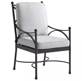 Pavlova Gray Upholstered Outdoor Dining Chair
