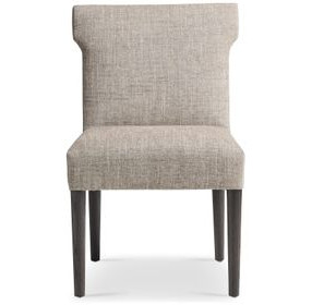 Geneve Beige Performance Fabric Upholstered Side Chair