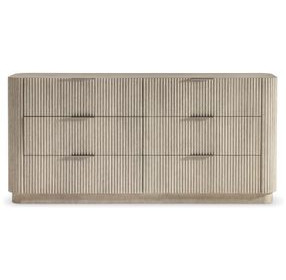 Lucerne Alba and Graphite 6 Drawer Dresser