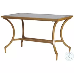 Los Altos Valley View Rich Aged Patina Outdoor Bistro Table