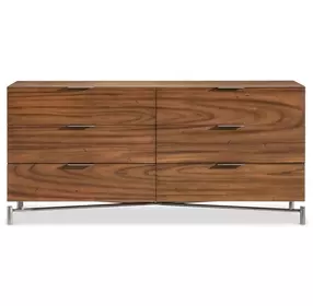 Brasea Lume and Tungsten 6 Drawer Large Dresser