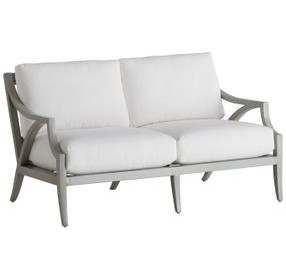 Silver Sands Beige 60" Outdoor Loveseat