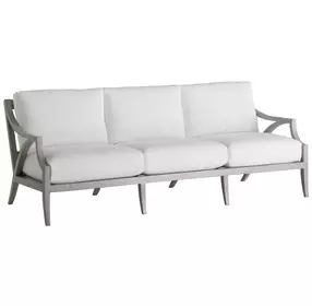 Silver Sands Beige Outdoor 88" Sofa